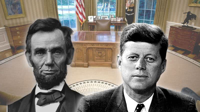 Abraham Lincoln e John Fitzgerald Kennedy - Getty Images, Wikimedia Commons e reprodução