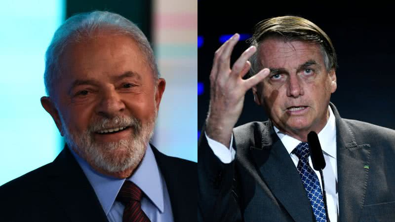 Lula (à esqu.) e Bolsonaro (à dir.) - Getty Images