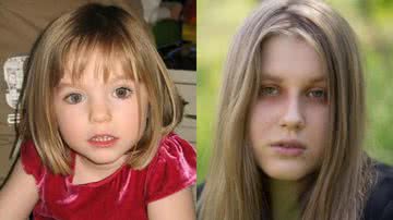 Garotinha desaparecida Madeleine McCann e Julia - Reprodução / Redes Sociais