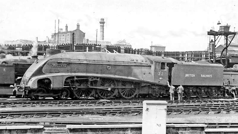 Fotografia da locomotiva Mallard - Ben Brooksbank/ Creative Commons/ Wikimedia Commons