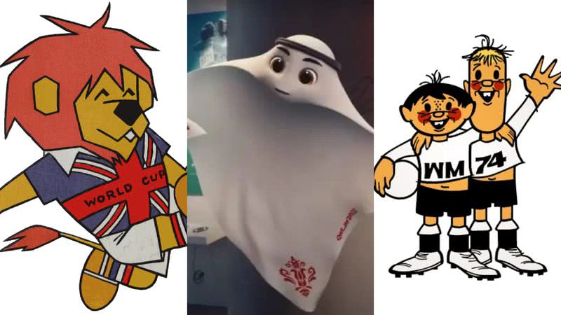 Mascotes da Copa do Mundo - Divulgação / FIFA