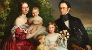 Pintura de Franz Schrotzberg, 'A Family Portrait' - Wikimedia Commons