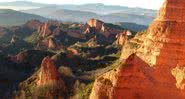 Paisagem de Las Médulas, criada pela técnica do ruina montium - Rafael Ibáñez Fernández/ Creative Commons/ Wikimedia Commons