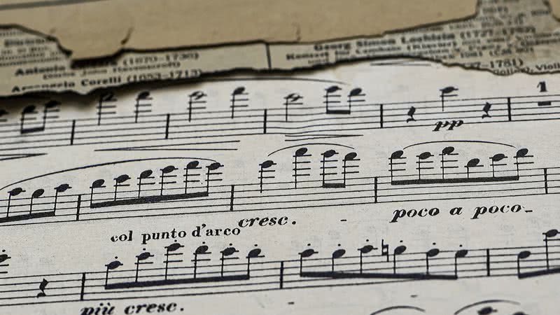 Imagem meramente ilustrativa de partitura - Divulgação/Pixabay/Ri_Ya