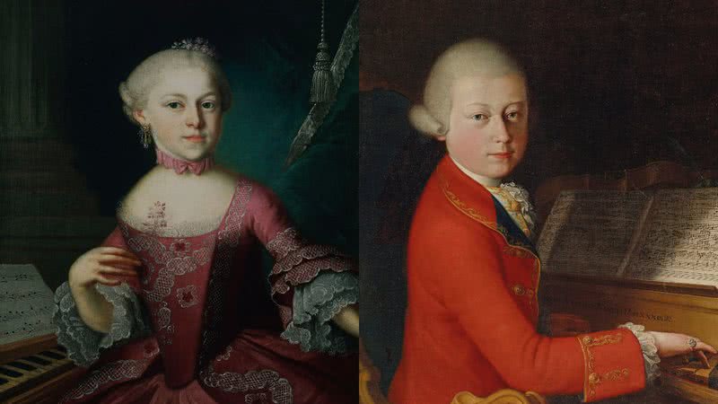 Maria Anna Mozart e Wolfgang Mozart em montagem - Wikimedia Commons