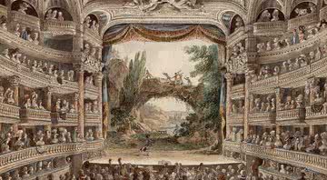 Imagem meramente ilustrativa de teatro em Paris - Biblioteca Digital Gallica/ Creative Commons/ Wikimedia Commons