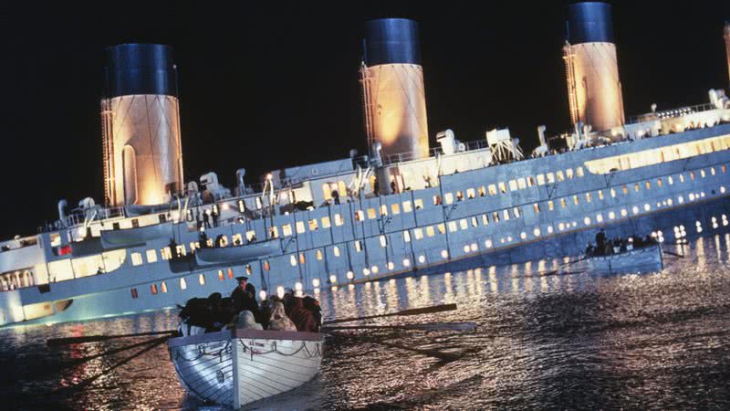 Cena do filme 'Titanic' (1997), de James Cameron - Reprodução/20th Century Fox