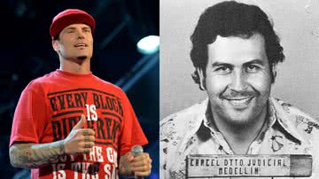 Vanilla Ice e Pablo Escobar, respectivamente - Getty Images / Domínio Público via Wikimedia Commons