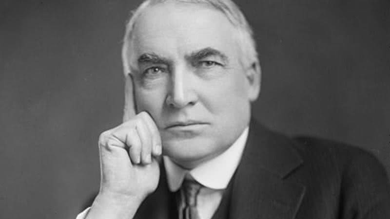 Warren G. Harding, 29º presidente dos Estados Unidos, desmascarado após teste de DNA - Foto por Harris & Ewing pelo Wikimedia Commons