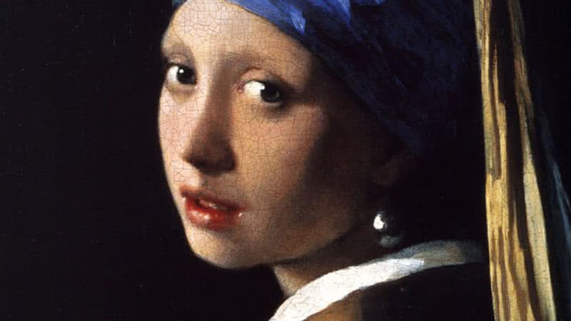 Moça com brinco de pérola, óleo sobre tela de Johannes Vermeer, pintado em 1665 - Wikimedia Commons