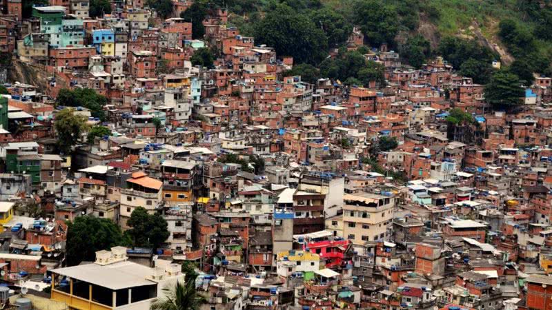 A favela da Rocinha, na Zona Sul do Rio de Janeiro - Getty Images