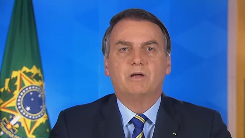 Bolsonaro durante pronunciamento - Divulgação/ Youtube