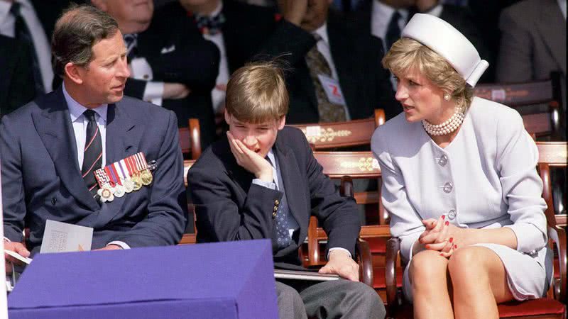 Príncipe Charles, príncipe William e princesa Diana - Getty Images