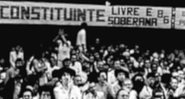 Manifestação contra a ditadura militar no Brasil e pelas Diretas Já - Wikimedia Commons