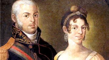 Dom João VI e Carlota Joaquina em pintura oficial - Wikimedia Commons