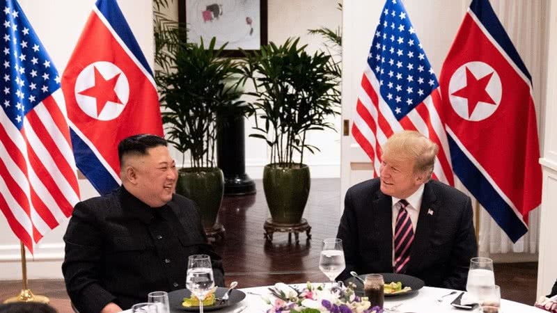 Donald Trump e Kim Jong-Un se encontram pela segunda vez - Getty Images