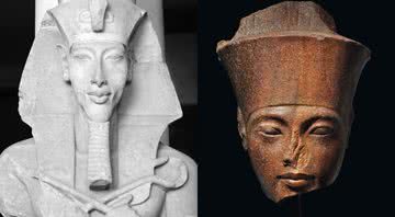 Montagem de Akhenaton e Tutancâmon - Wikimedia Commons