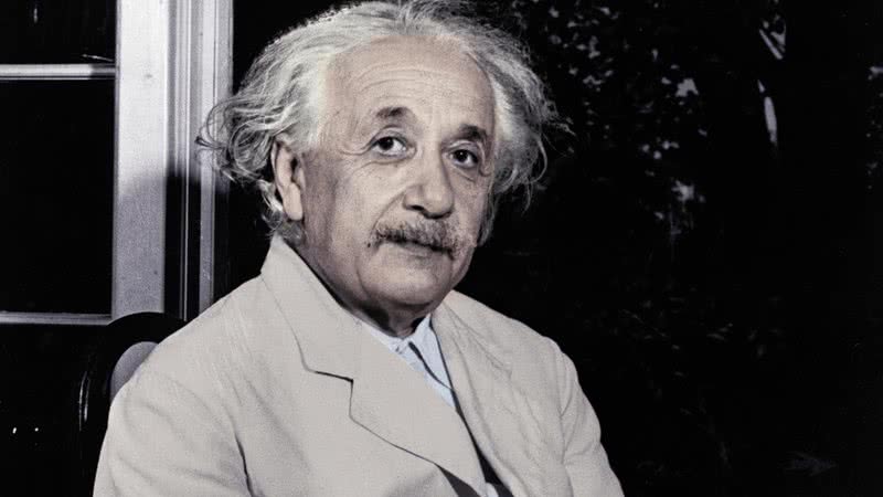 Imagem colorizada de Einstein - Getty Images