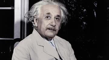 Imagem colorizada de Albert Einstein - Getty Images