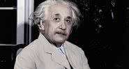 Imagem colorizada de Albert Einstein - Getty Images