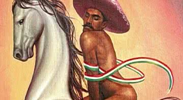 Quadro de Emiliano Zapata gera revolta no México - Divulgação