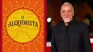 Capa do livro 'O Alquimista' e o autor, Paulo Coelho - Divulgação/Amazon / Getty Images