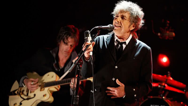 Bob Dylan durante o Critics' Choice Movie Awards, em 2012 - Getty Images