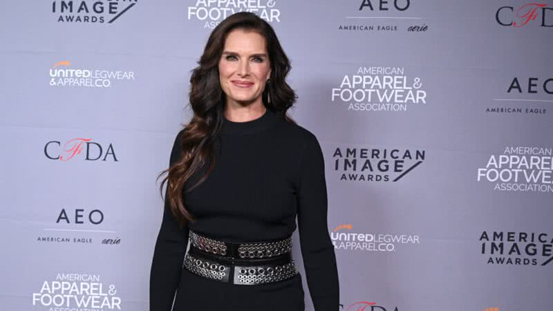 Brooke Shields durante evento em Nova Iorque - Getty Images