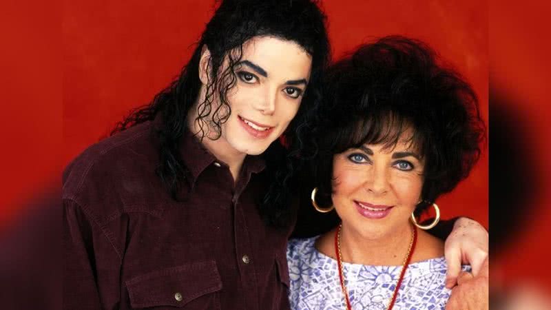 Michael Jackson abraça Elizabeth Taylor em fotografia pessoal - Divulgação/Facebook/Michael Jackson/ Then, Now and Forever in Our Hearts/12.09.2020