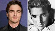 Fotos de Jacob Elordi e Elvis Presley, respectivamente - Getty Images