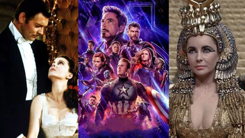 Alguns dos filmes listados na coluna - Divulgação / Marvel / MGM / 20th Century Fox