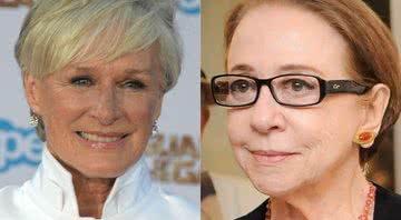 Glenn Close em 2014 (esq) e Fernanda Montenegro em 2015 (dir) - Creative Commons