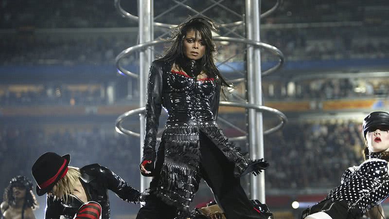 Apresentação de Janet Jackson, a estrela do Super Bowl 2004 - Getty Images