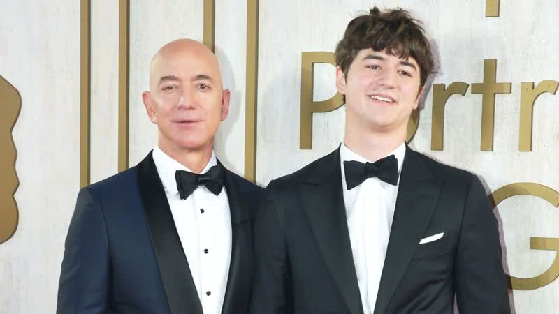 Fotografia de Jeff Bezos e Preston Bezos - Getty Images