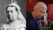 Rainha Vitória e Elizabeth II em montagem - Domínio Público e Reprodução/Vìdeo