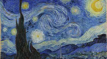 Tela "A noite estrelada", de Van Gogh - Divulgação