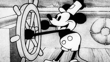 Mickey Mouse em 'Steamboat Willie' - Divulgação / Disney