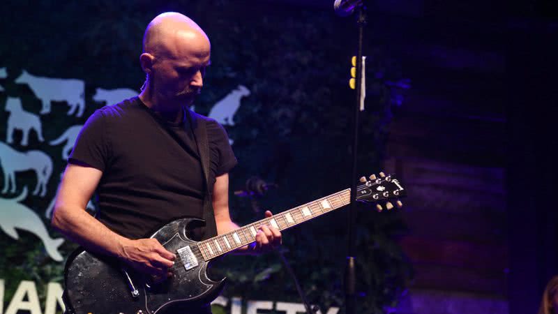 Fotografia do músico Moby em 2018 - Getty Images