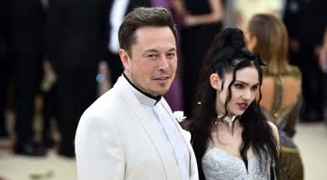 Elon Musk e Grimes no Museu Metropolitano de Arte de Nova York - Getty Images