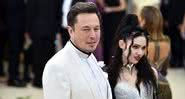 Elon Musk e Grimes no Museu Metropolitano de Arte de Nova York - Getty Images