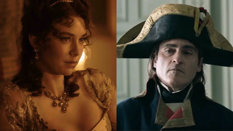 Imperatriz Josefina (Vanessa Kirby) e Napoleão Bonaparte (Joaquin Phoenix) em 'Napoleão' (2023) - Reprodução/Columbia Pictures