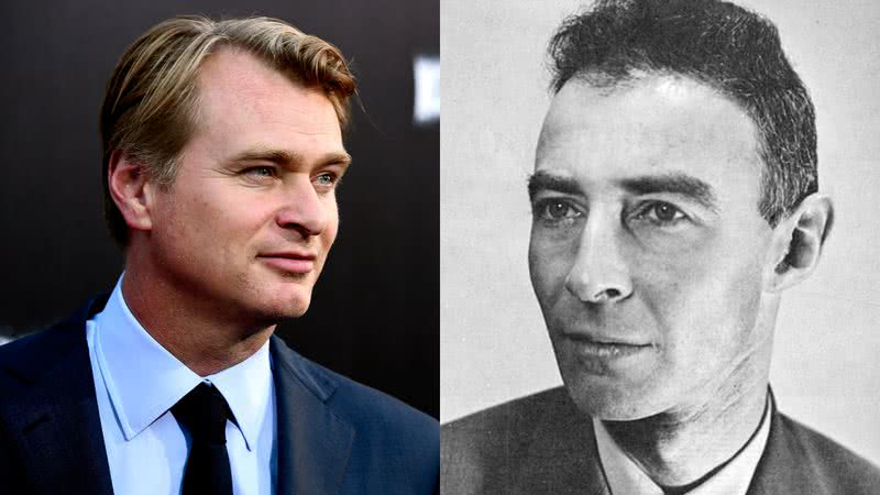 O diretor de cinema Christopher Nolan e o "pai da bomba atômica", o físico J. Robert Oppenheimer - Getty Images / Foto por Los Alamos National Laboratory pelo Wikimedia Commons