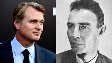 O diretor de cinema Christopher Nolan e o "pai da bomba atômica", o físico J. Robert Oppenheimer - Getty Images / Foto por Los Alamos National Laboratory pelo Wikimedia Commons