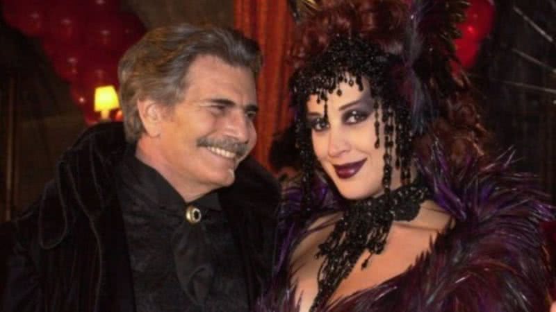 Claudia Raia e Tarcísio Meira em 'O Beijo do Vampiro' (2002) - Divulgação/TV Globo