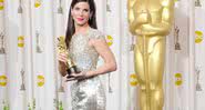 Fotografia de Bullock no Oscar 2010 - Getty Images