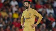 Piqué durante partida de futebol - Getty Images