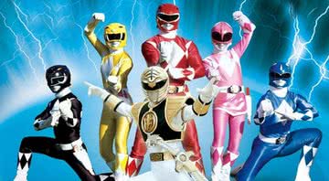 Imagem promocional da série Mighty Morphin Power Rangers (1993) - Divulgação/Saban