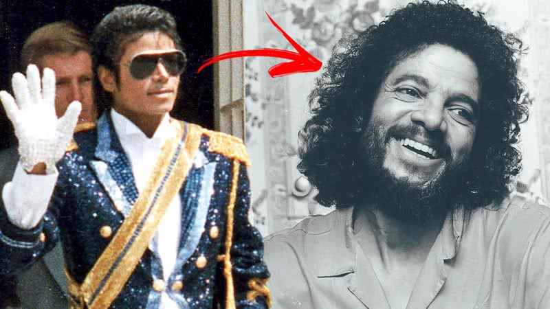 Montagem com Michael Jackson em 1984 e em retratação do artista - Domínio Público / White House / Jack Kightlinger - Divulgação / Alper Yesiltas