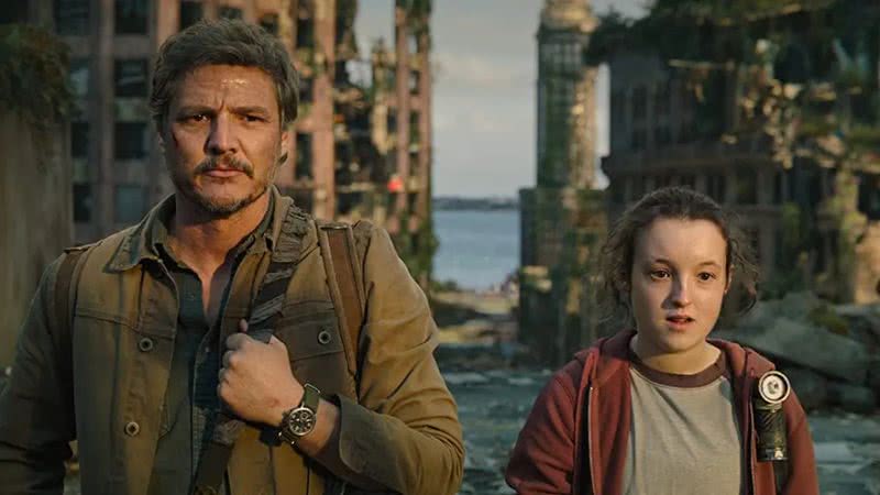 Cena de 'The Last of Us', com Joel (interpretado por Pedro Pascal) e Ellie (Bella Ramsey) - Reprodução/HBO Max