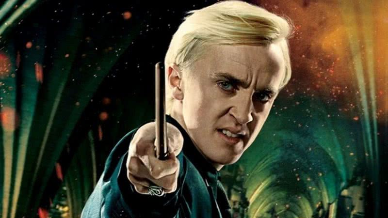 Tom Felton como Draco Malfoy para Harry Potter e as Relíquias da Morte - Parte 1 (2010) - Divulgação/Warner Bros